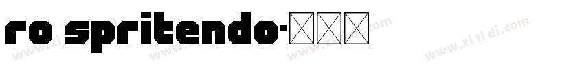 RO spritendo字体转换